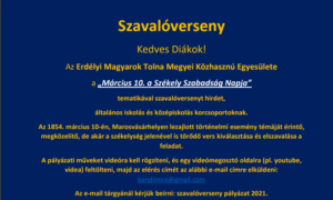 Szavalóverseny 2021