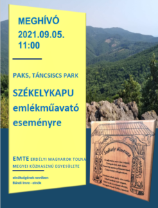 Székelykapu emlékműavató!